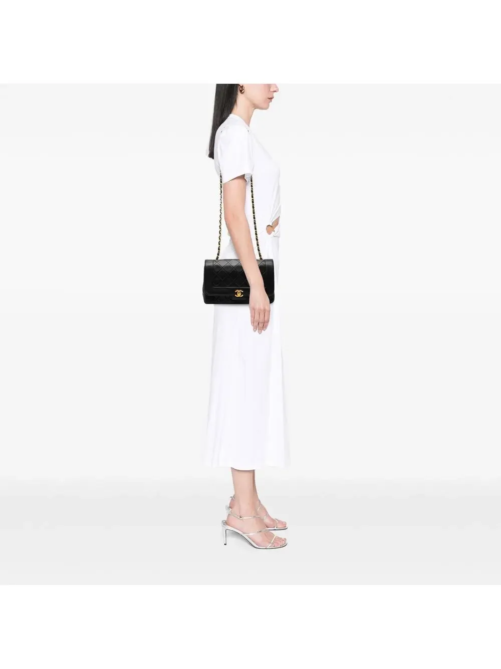 Chanel Vintage Cc Chain Flap Bag #287646C45B
